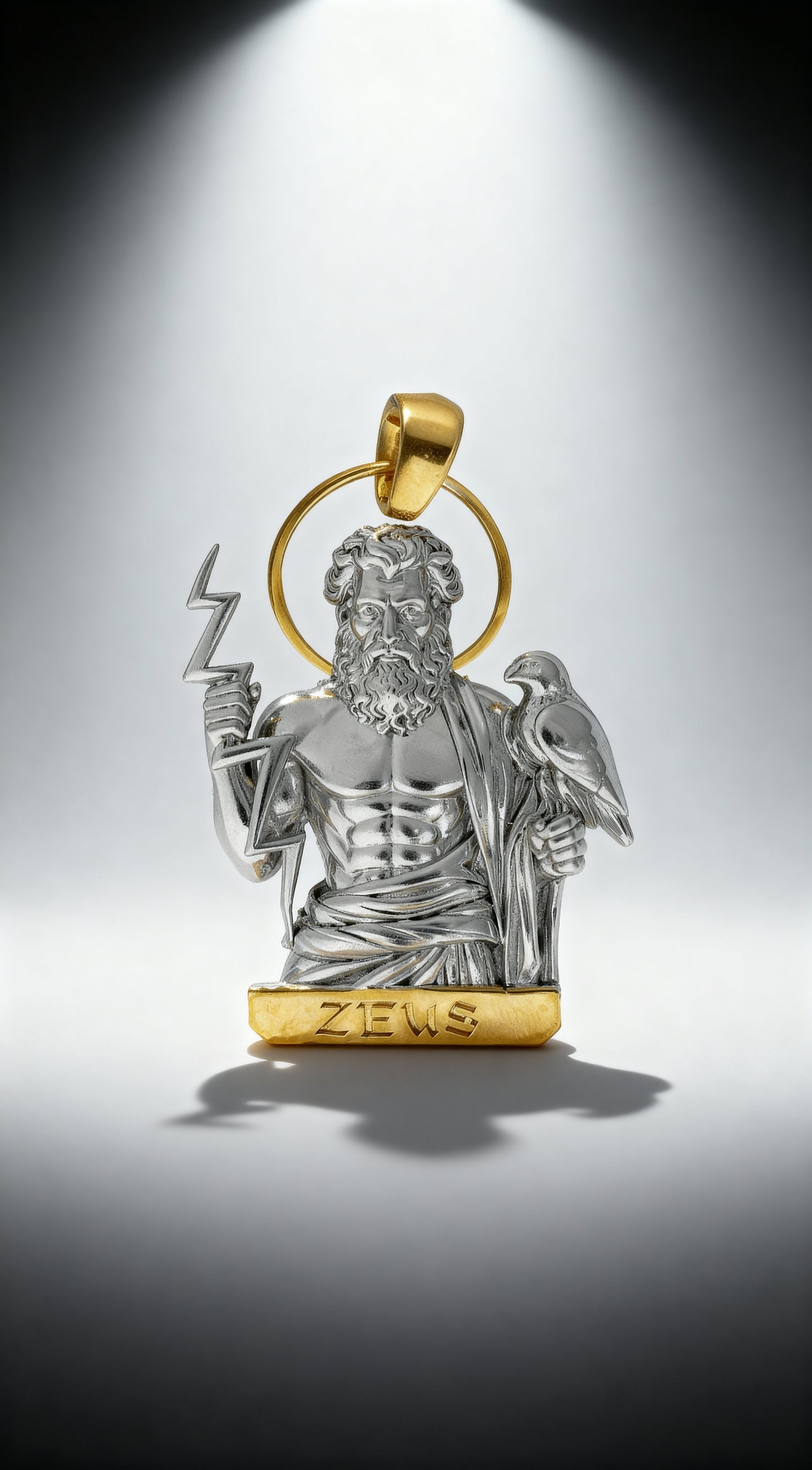 Zeus Pendant (Gold & Rhodium Plated)