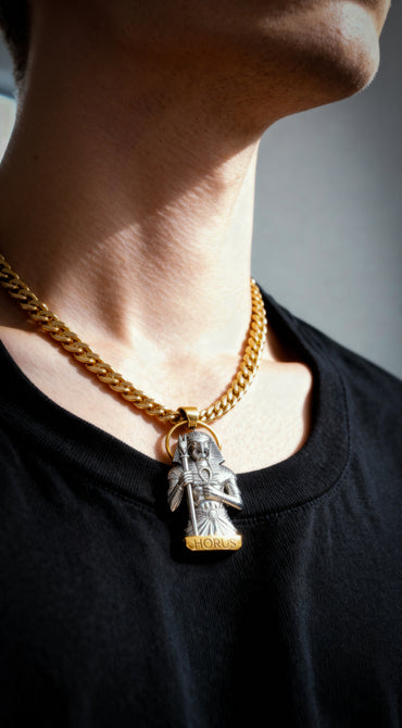 Horus Pendant .925 Silver (Gold and Rhodium Plated)