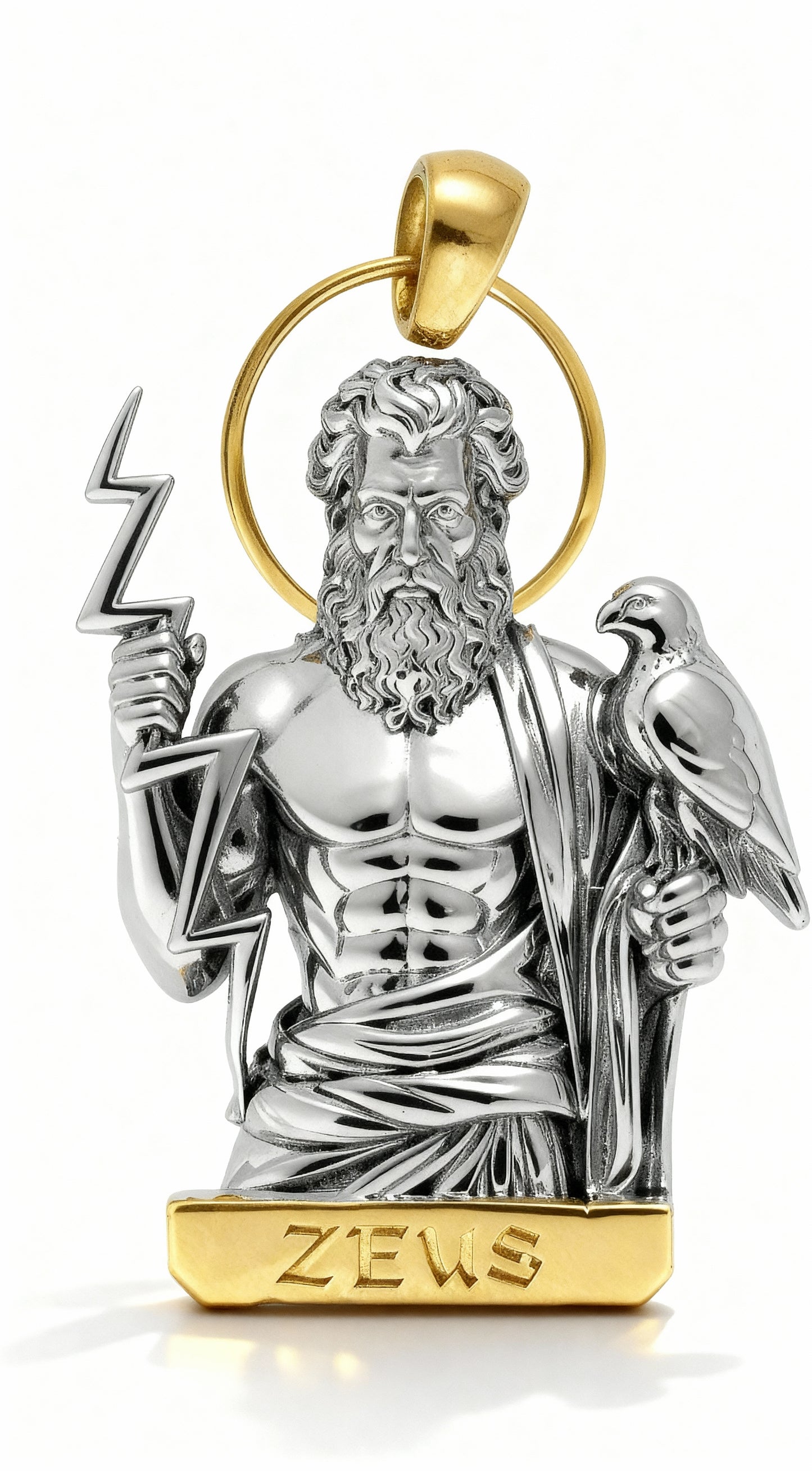 Zeus Pendant (Gold & Rhodium Plated)