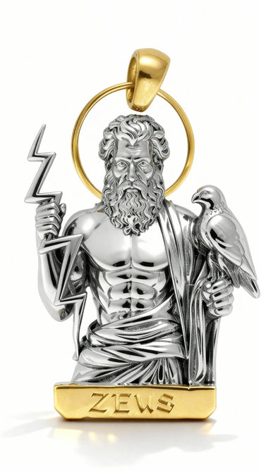 Zeus Pendant (Gold & Rhodium Plated)