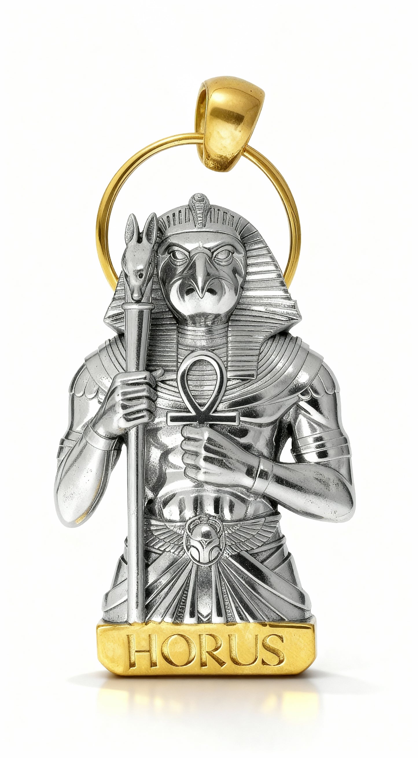 Horus Pendant .925 Silver (Gold and Rhodium Plated)