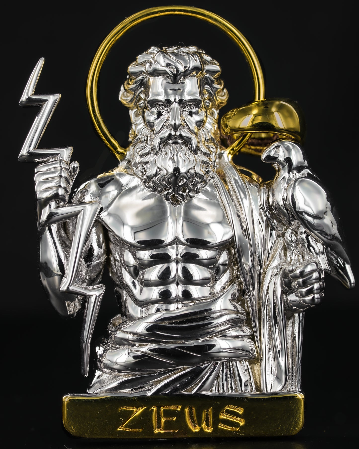 Zeus Pendant .925 Silver (Gold & Rhodium Plated)